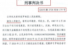 【重磅】智天金融最新消息: 邓智天被判13年!处罚金1000万元!